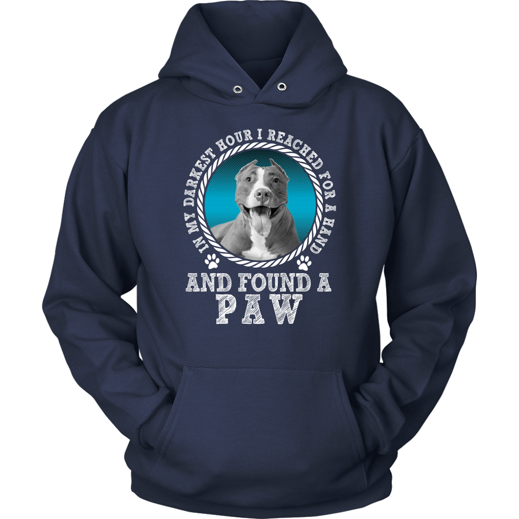 Limited Edition - In My Darkest Hour I Reached For A Hand And Found A Paw Pitbull