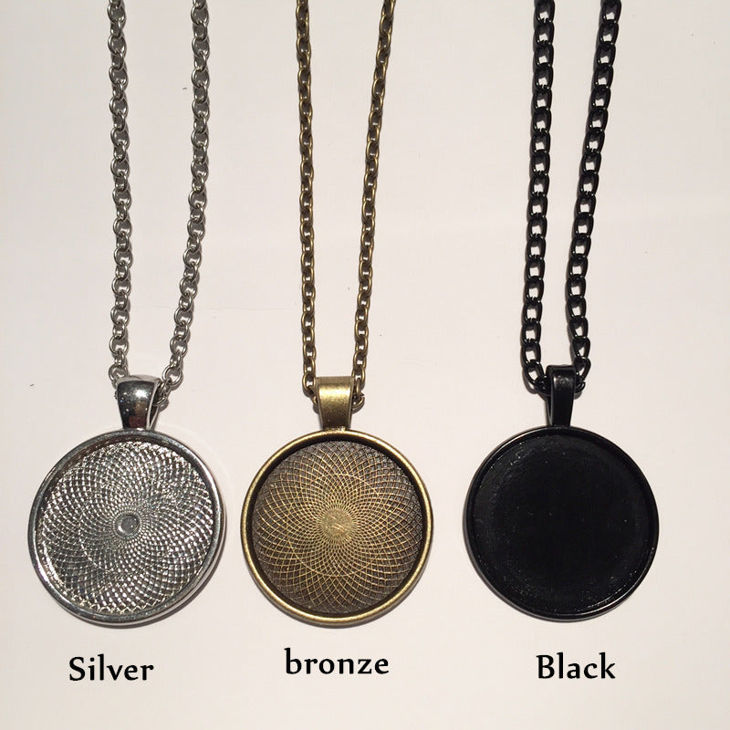 Round Word Pitbull Necklace