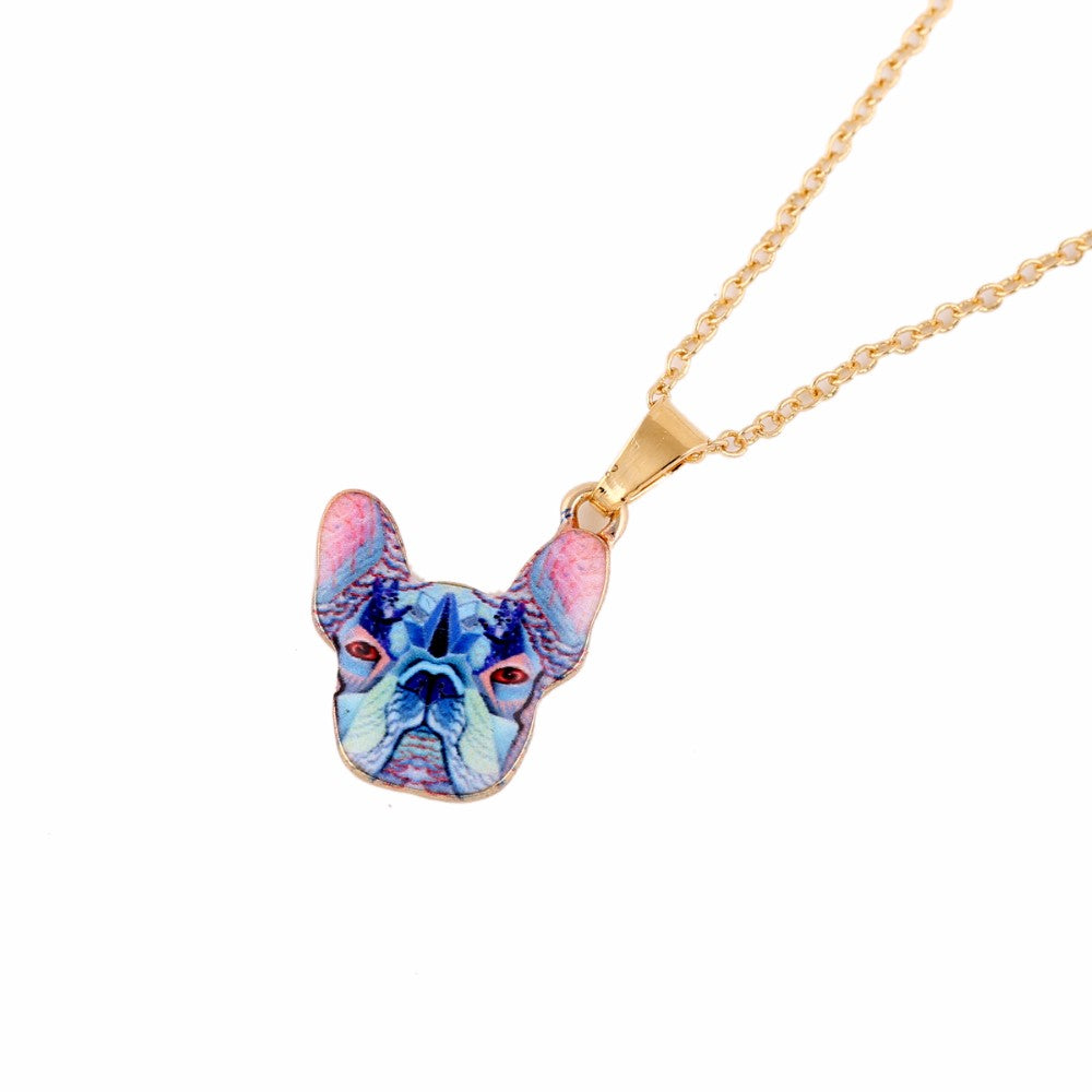 Colorful Chinese Pitbull Necklace
