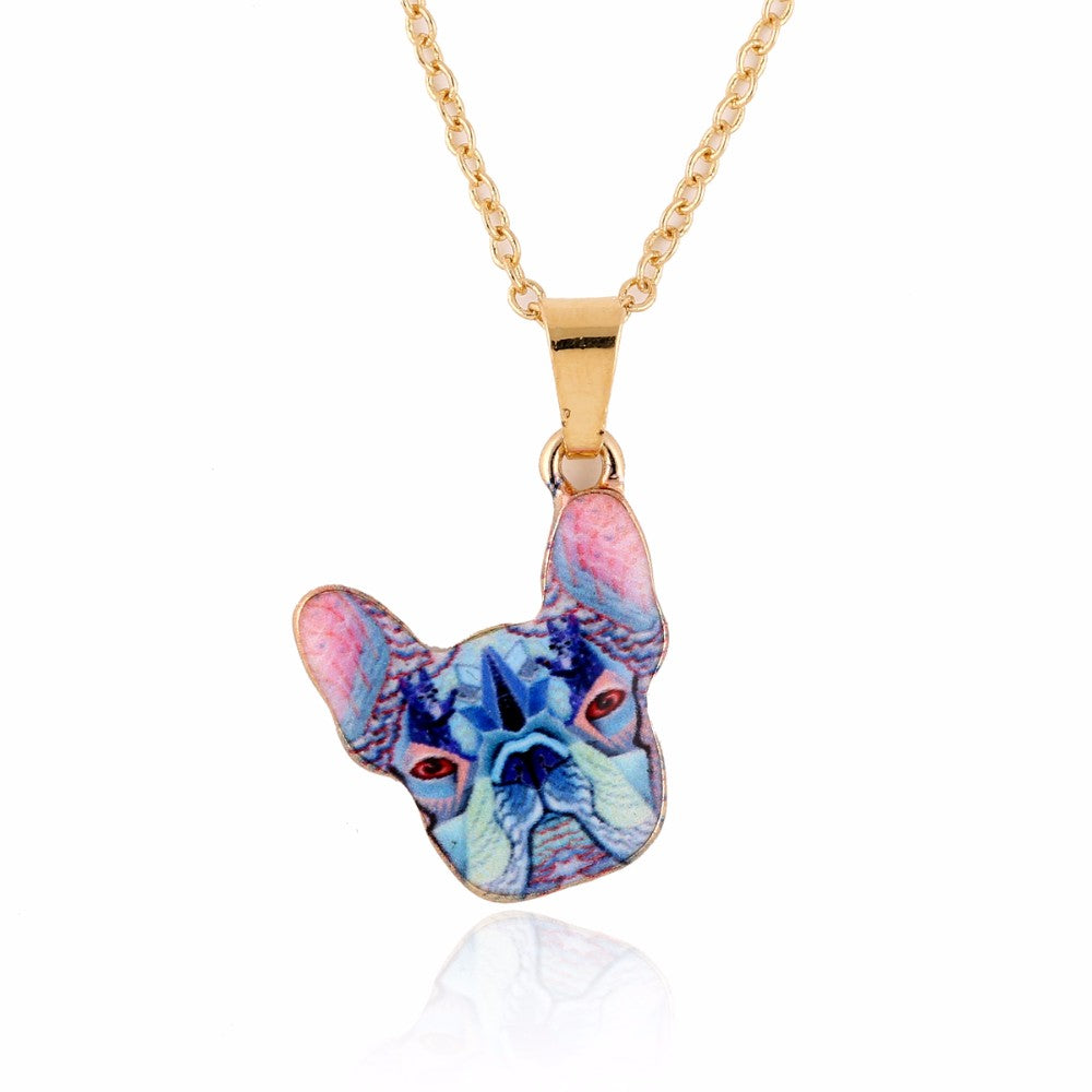 Colorful Chinese Pitbull Necklace