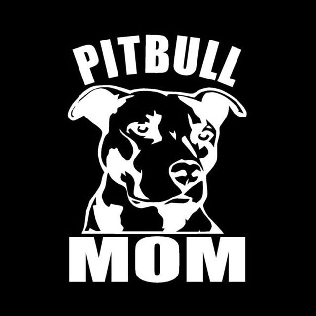 Pitbull Mom Style Sticker