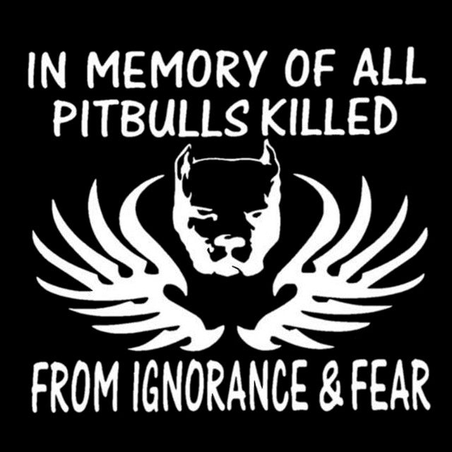 Quote Pitbull Sticker