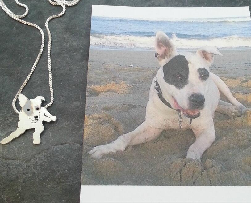 Custom Pitbull Necklace