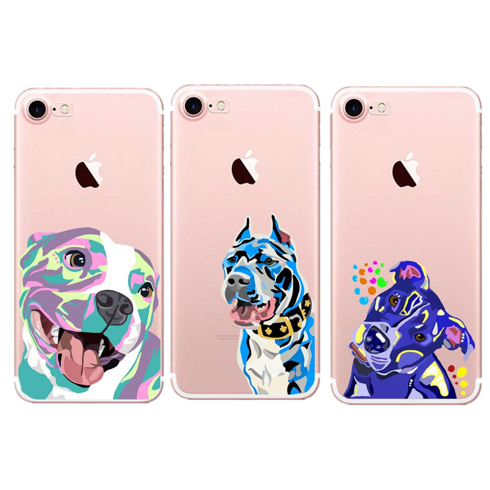 Pitbull Art Design Phone Case