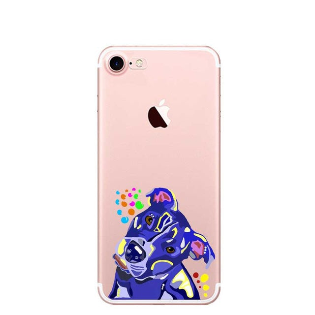Pitbull Art Design Phone Case