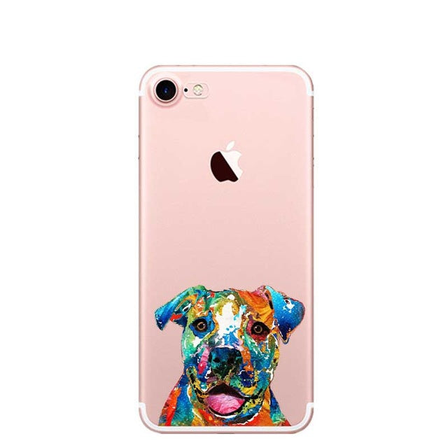 Pitbull Art Design Phone Case