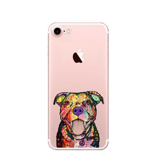 Pitbull Art Design Phone Case