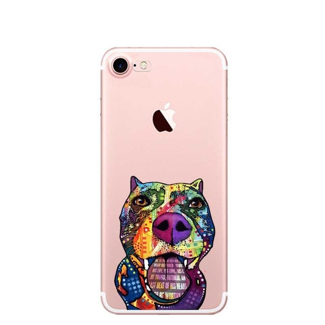 Pitbull Art Design Phone Case
