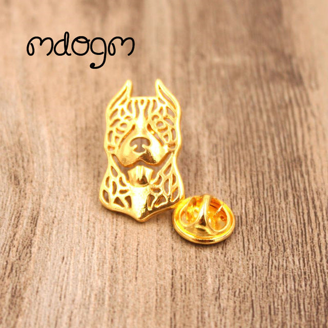 Fashion Pitbull Brooch