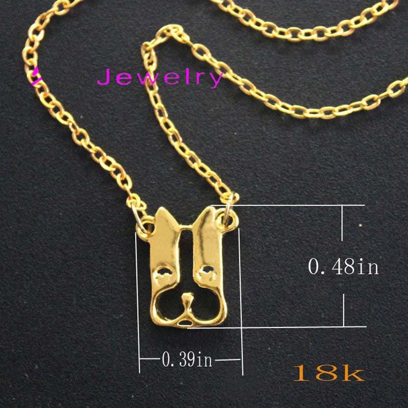 Fashion Pitbull Pendant Necklace