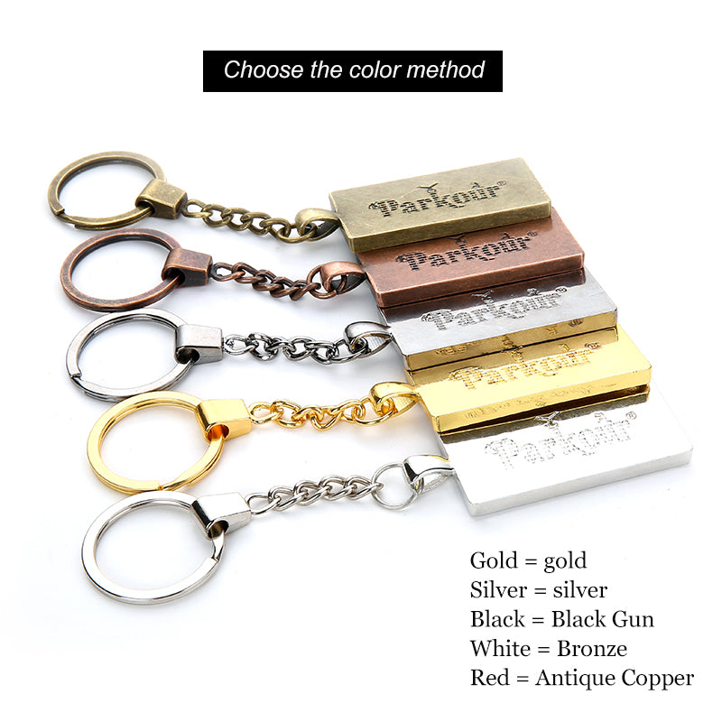 Rectangular Pitbull Keychain
