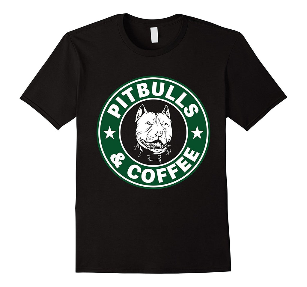 Cotton Cool Pitbull and Coffee T-Shirt