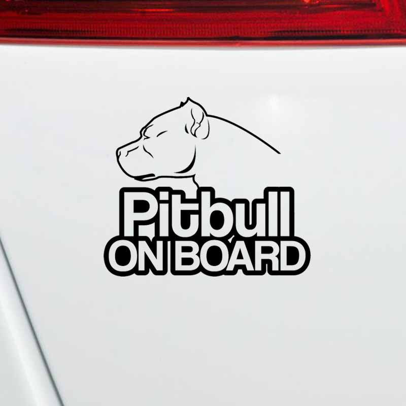Pitbull On Board Sticker