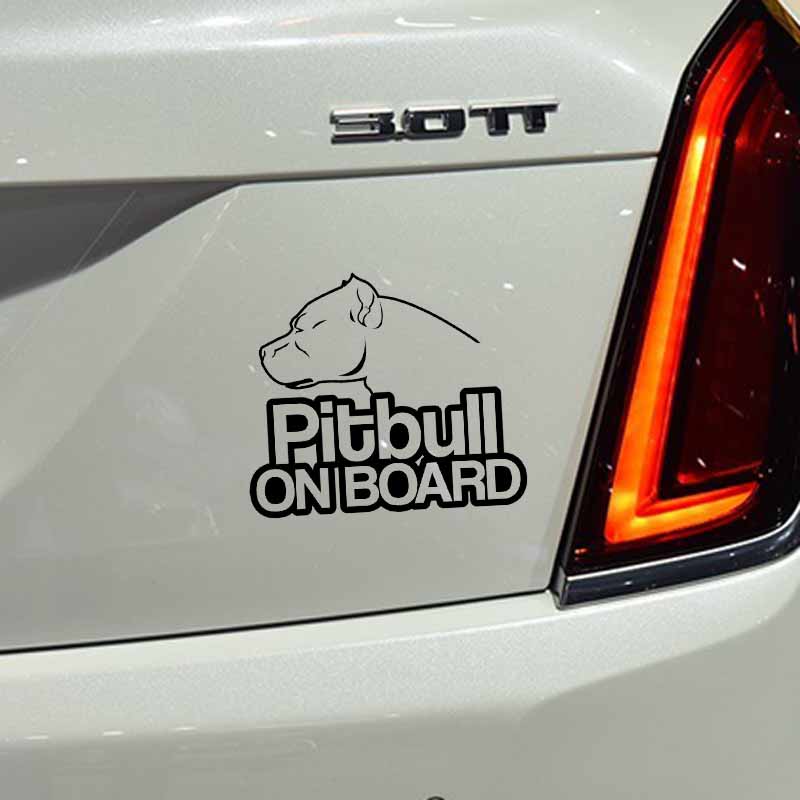 Pitbull On Board Sticker