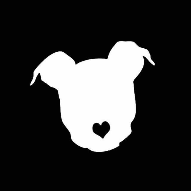 Pitbull Face Sticker