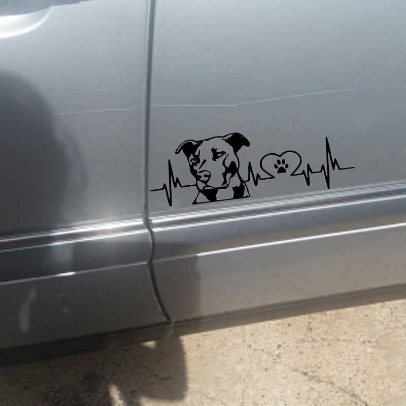 Personality Pitbull Love Sticker