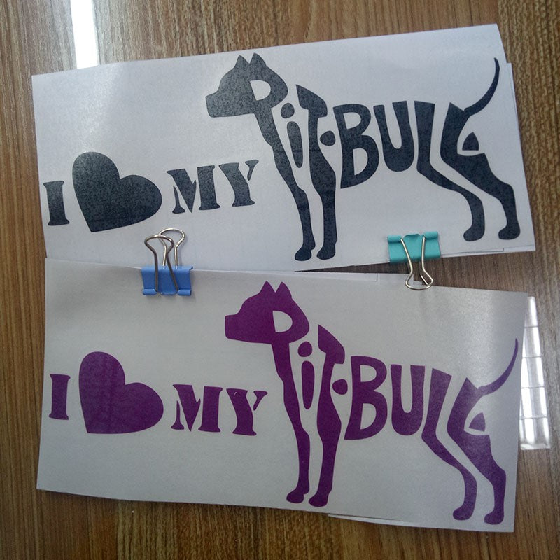 Viny Animal Pitbull Sticker