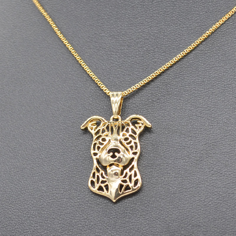 Fashion Plated Pitbull Necklace
