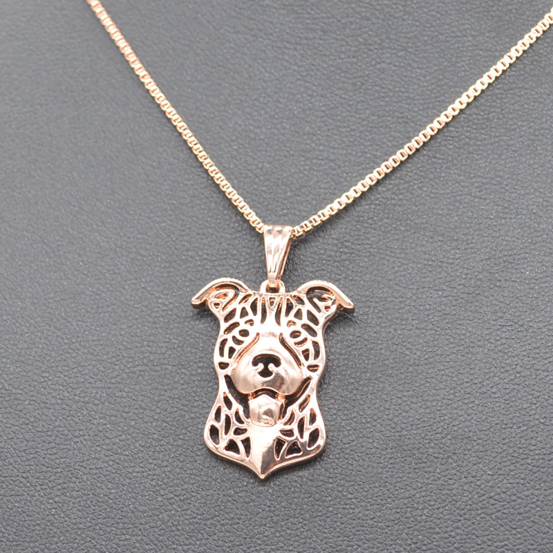 Fashion Plated Pitbull Necklace