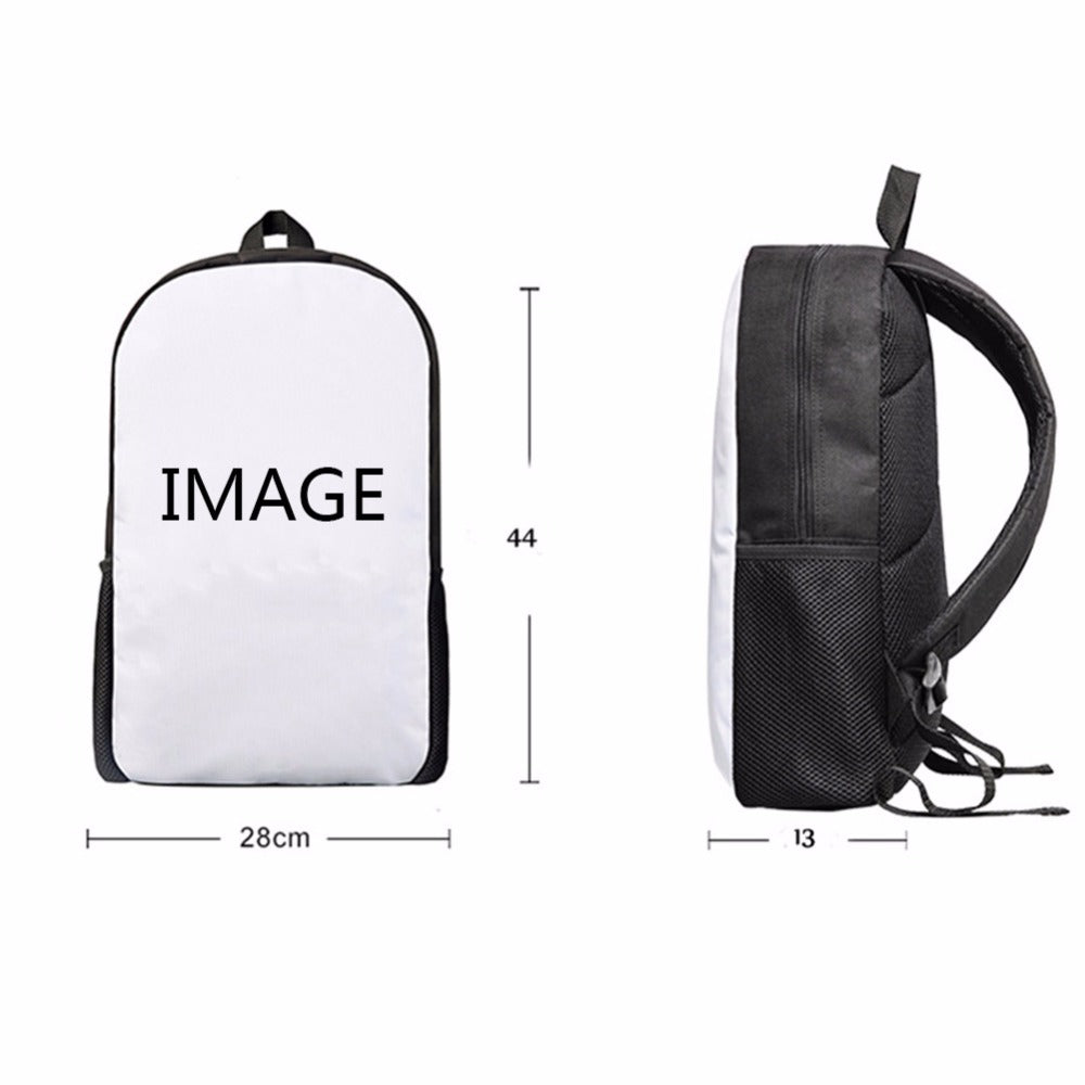 Printed Pitbull Face Bagpack