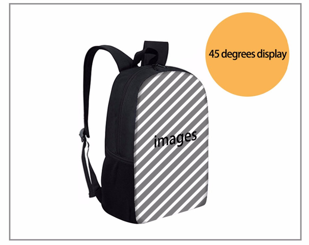 Printed Pitbull Face Bagpack