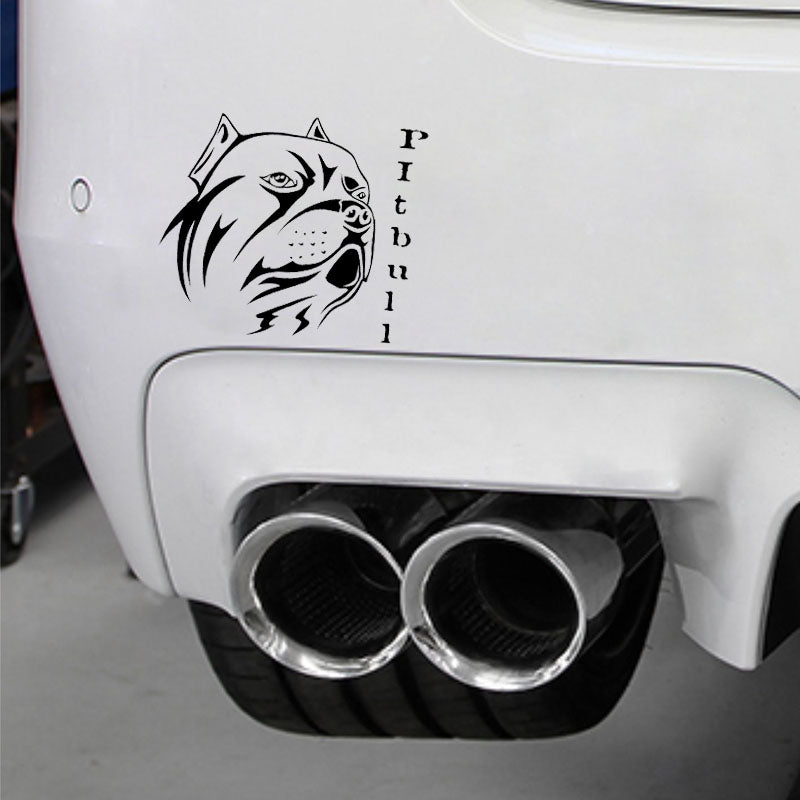 Casual Pitbull Sticker