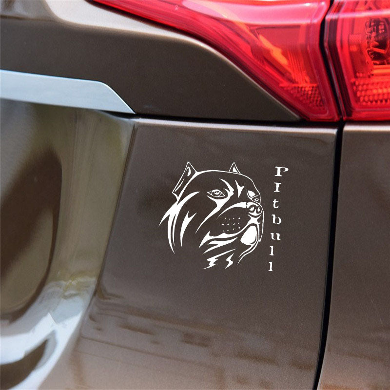 Casual Pitbull Sticker