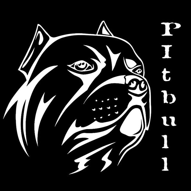 Casual Pitbull Sticker