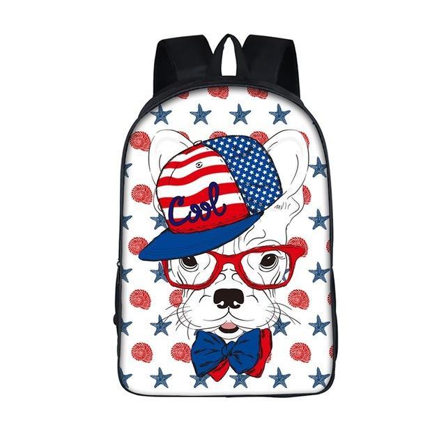 Cool Pitbull Design Bagpack