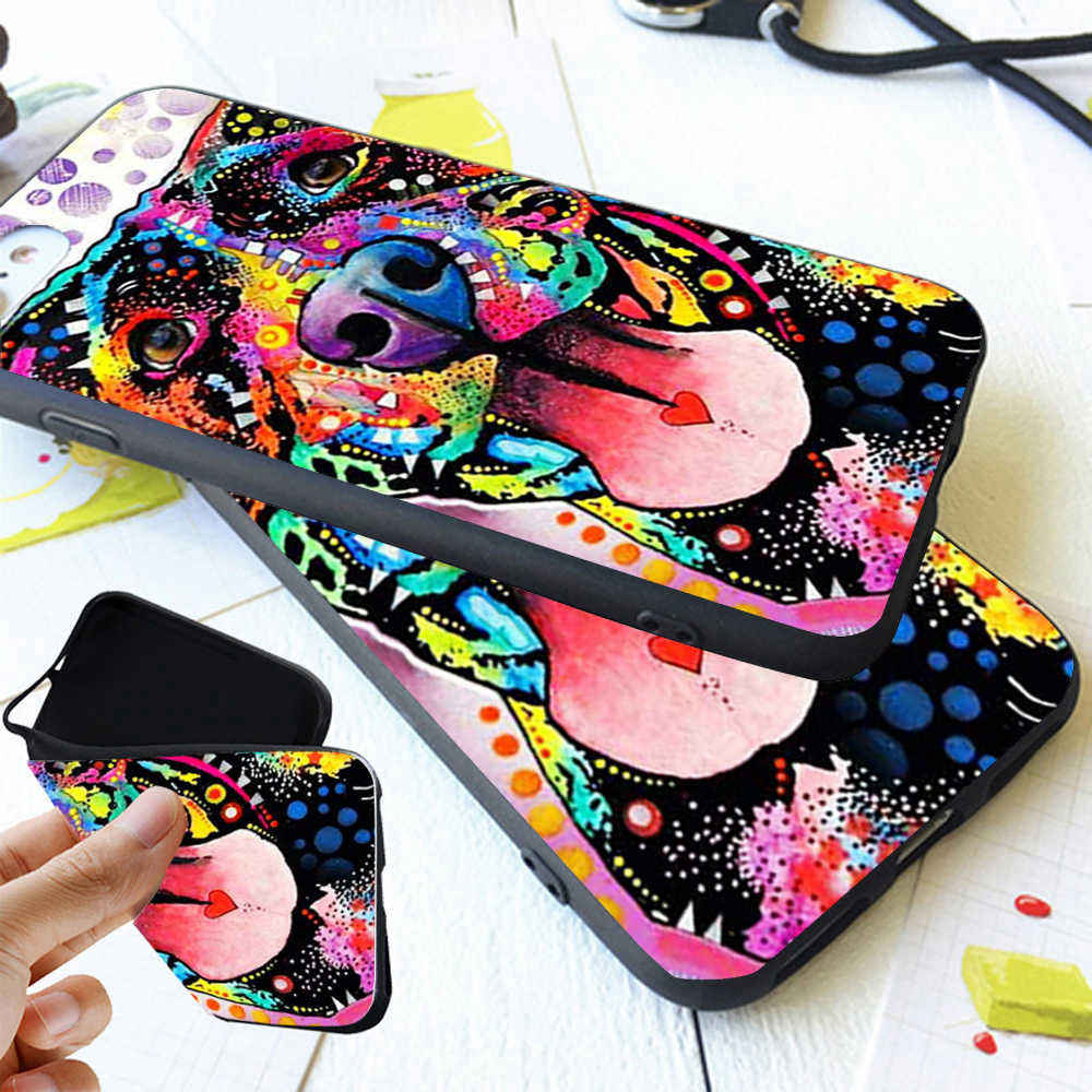 Silicone Pitbull Design Phone Case