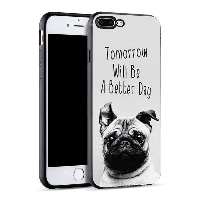 Silicone Pitbull Design Phone Case