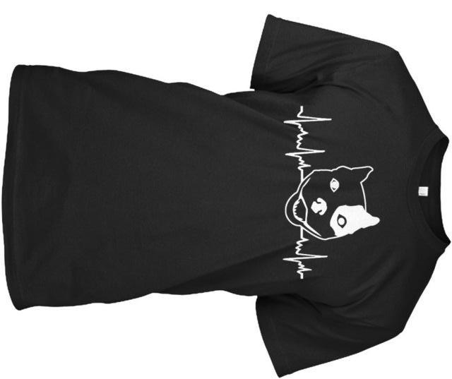 Fashion Heartbeat Pitbull T-Shirt