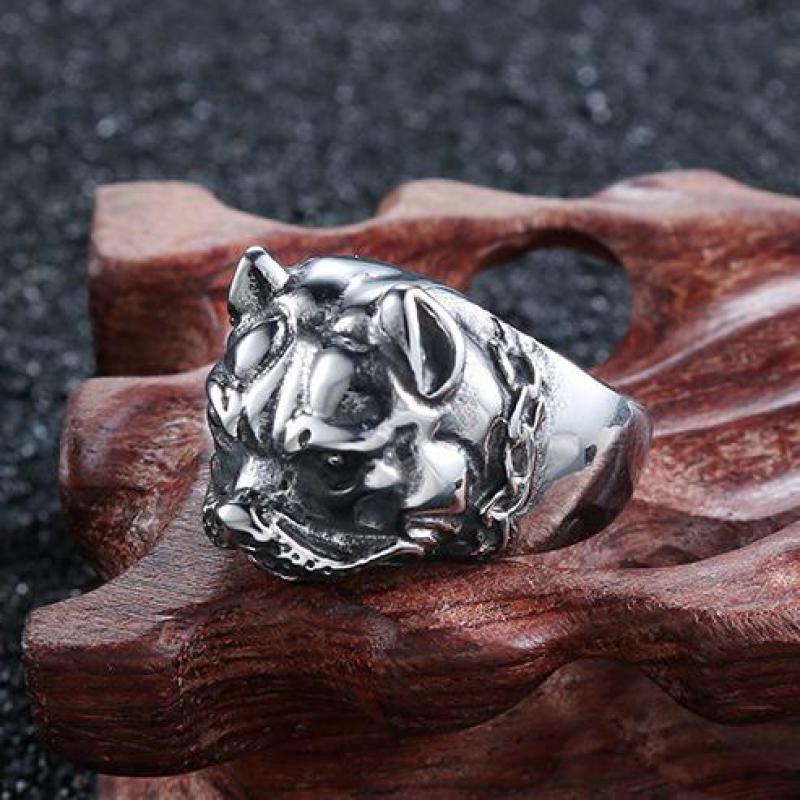 Animal Shape Pitbull Ring