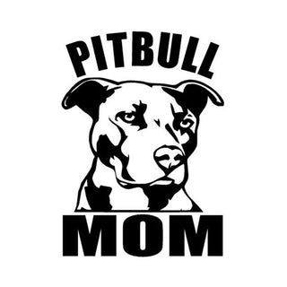 Pitbull Mom Style Sticker