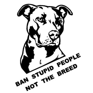 Stupid Pitbull Sticker
