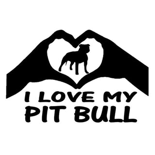 Vinyl Pitbull Sayings Sticker