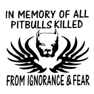 Quote Pitbull Sticker