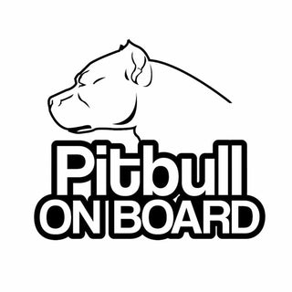 Pitbull On Board Sticker