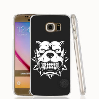 Printed Pitbull Plain Phone Case
