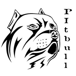 Casual Pitbull Sticker