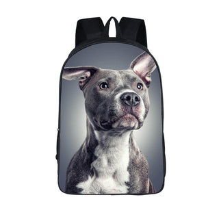 Pitbull Cartoon Bagpack