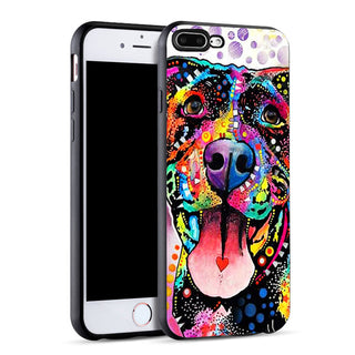 Silicone Pitbull Design Phone Case
