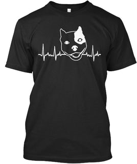 Fashion Heartbeat Pitbull T-Shirt