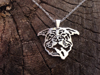 Personalized Plated Pitbull Necklace